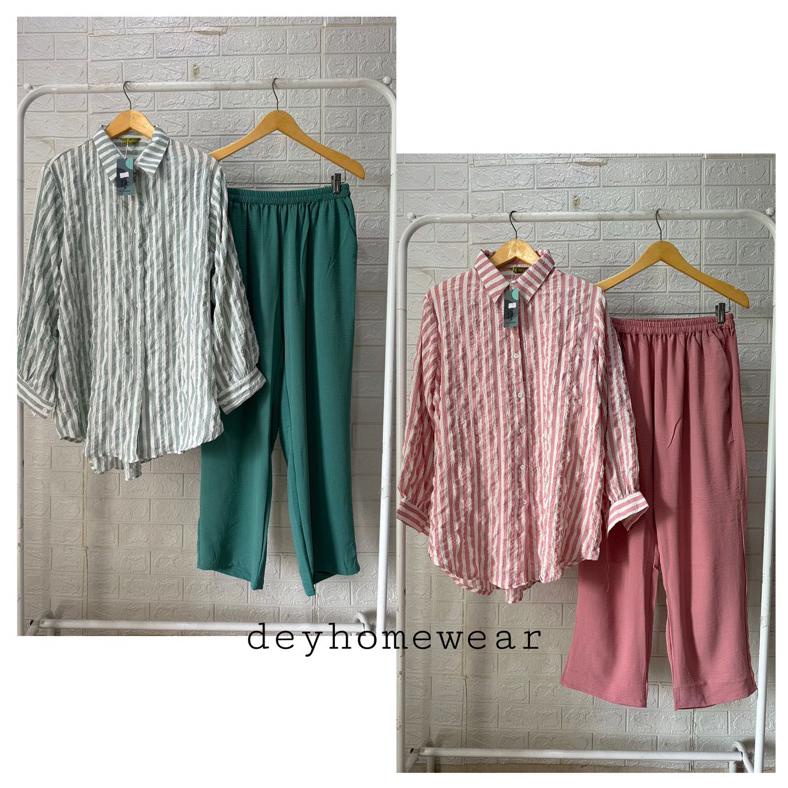 Wanita Polos Satu Set One Set/Stelan Super Jumbo Ld 140 ,Ld 130 [Bisa Cod] Bisa Cod