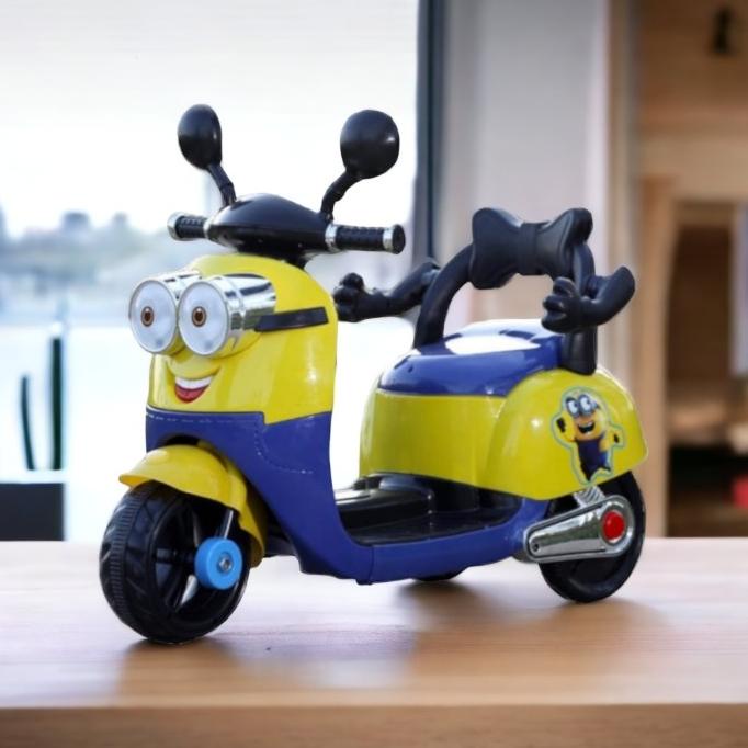 Mainan Motor Aki Anak Minion HLW8899 MOTOKIDS CDS