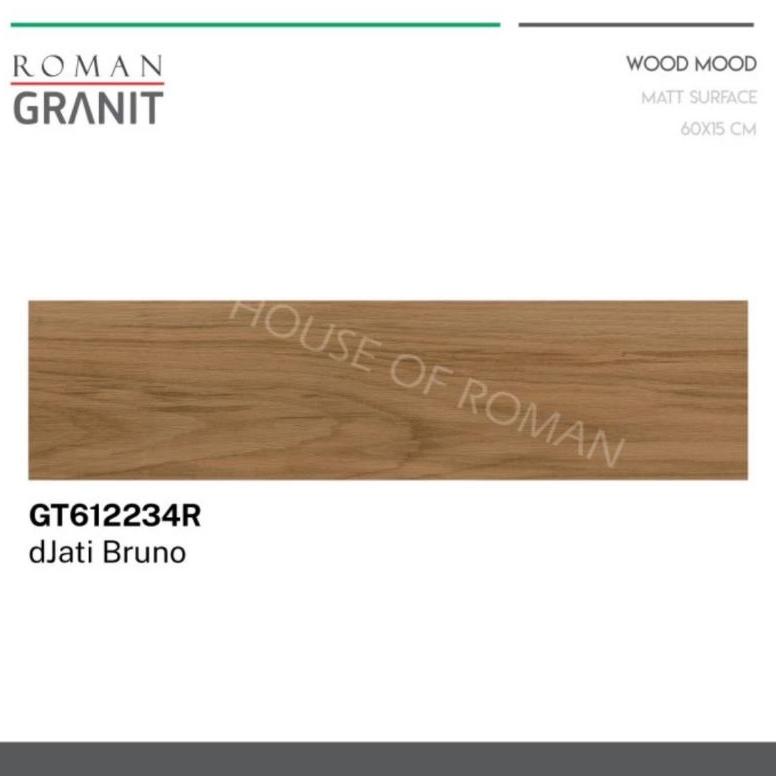 Baru Roman Granit Djati Bruno 60X15 / Roman Granit Djati Beige / Lantai Kayu / Keramik Kayu / Keramik Motif Kayu / Lantai Kayu Murah / Lantai Estetik / Granit Kayu Sale