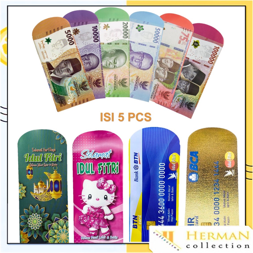 

HC Amplop Lebaran Karakter Kartun Isi 5Pcs Ukuran Kecil Amplop Lebaran Idul Fitri Motif Uang 5 Pcs Ukuran Besar Amplop THR Murah