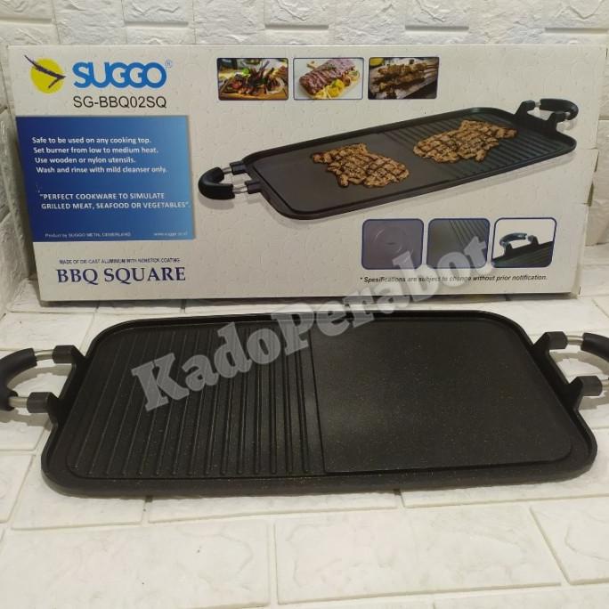 BBQ PAN SUGGO - Grill pan Panjang - Griller Panjang - TEFLON GRILL BBQ