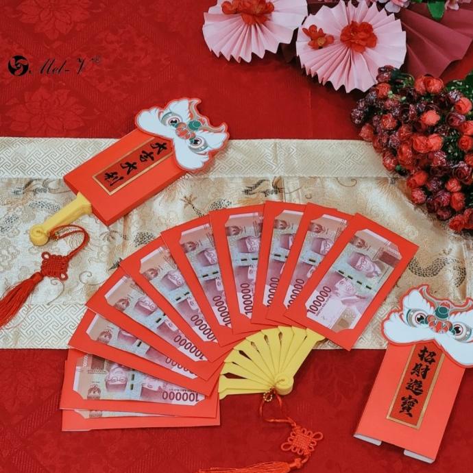 

BIG SALE ANGPAU KIPAS 10 SLOT ANGPAO IMLEK BENTUK KIPAS LIPAT AMPLOP MERAH !!!!!