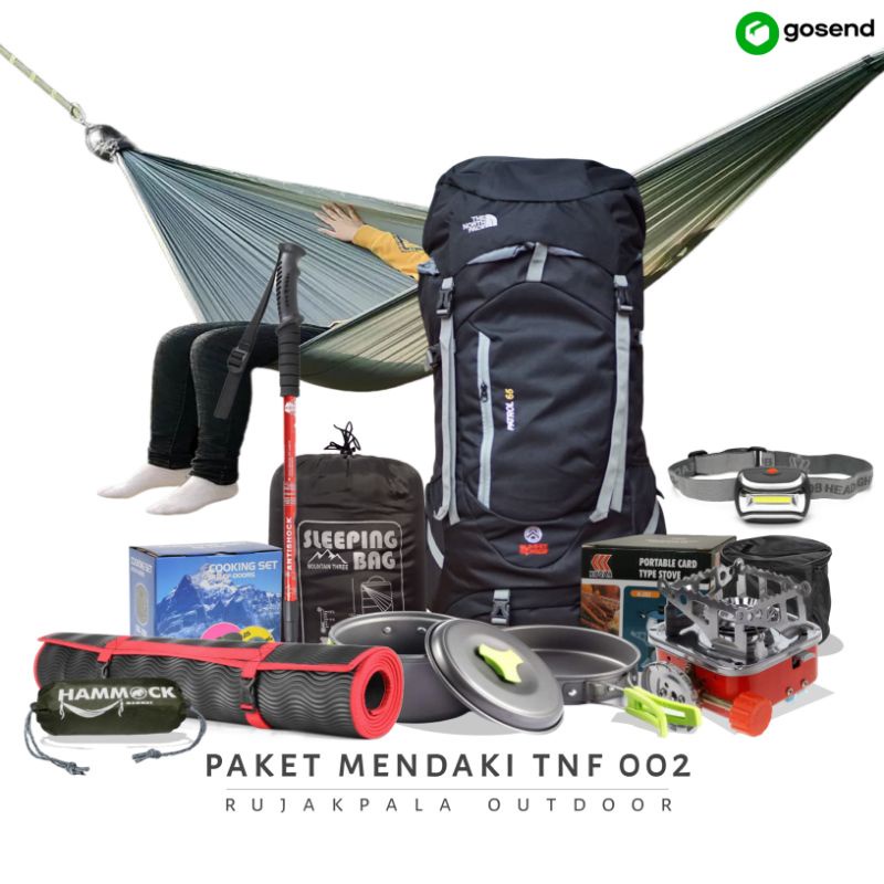 Paket Hiking Keril Lokal Tnf Elektra 60L Paket Mendaki Ter Kualitas Terbaik