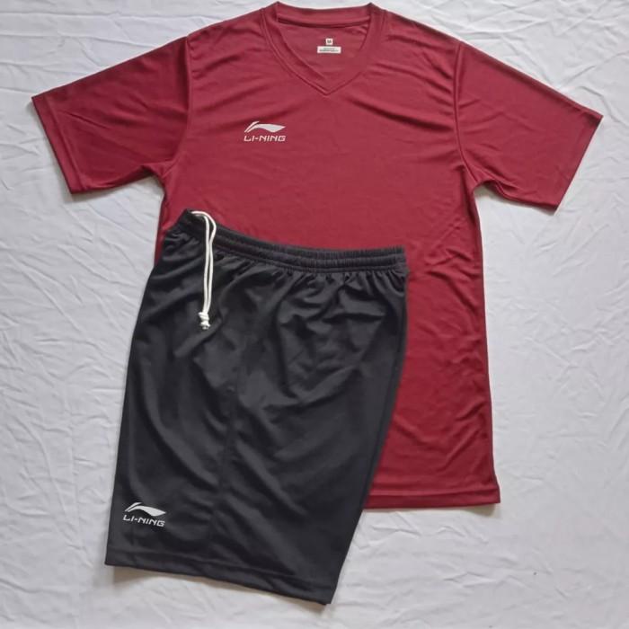 BAJU OLAHRAGA SETELAN BADMINTON PRIA