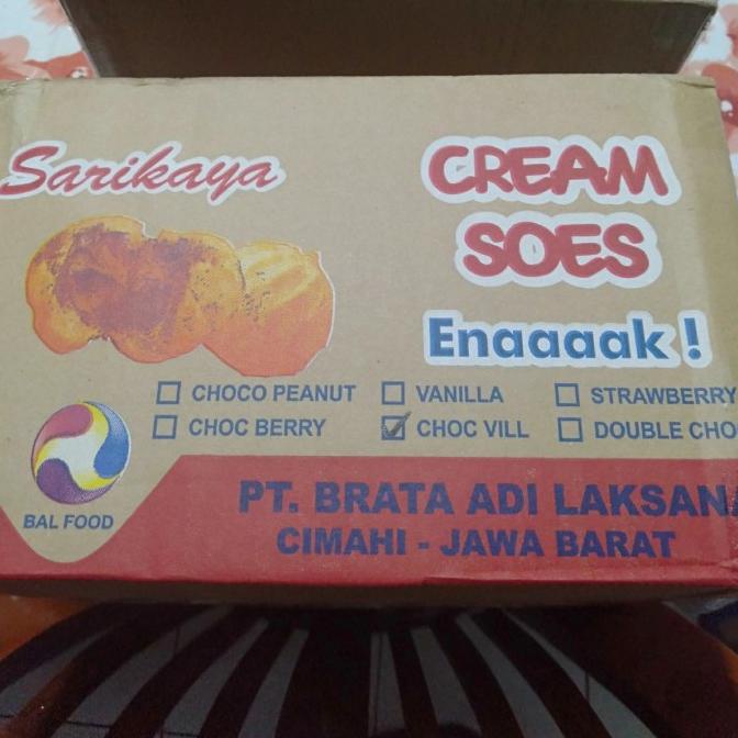 

soes sus kering isi coklat vanila sarikaya CDS