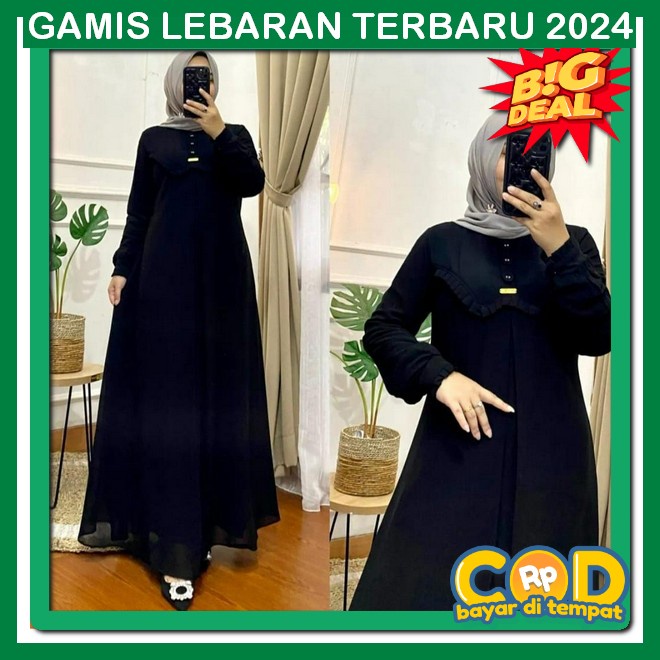 Alberkah - Khadijah Syari Size M L Xl Xxl 3Xl 4Xl / Gamis Syar'I / Gamis Syari Set Jilbab / Gamis Pl