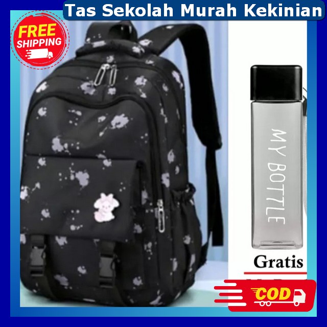Ransel Korean Style Untuk Sekolah Ransel Premium Wanita Import Backpack School Ank Smp Sma Backpack 