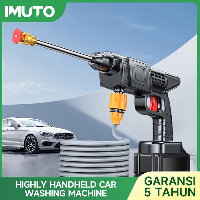 IMUTO Cuci Mobil Portable Tekanan Tekanan Tinggi Alat Cuci Motor Mobil
