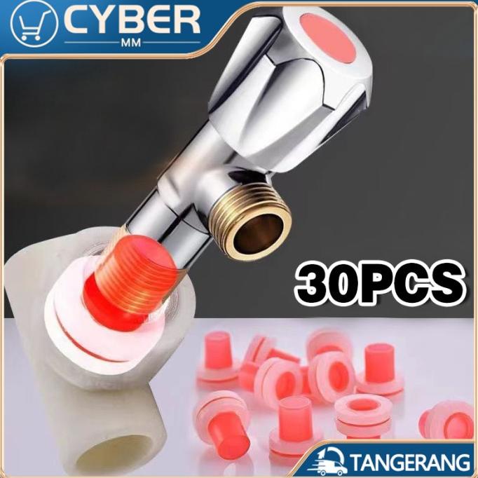 30PCS Isolatif Kran Seal Tape Rubber 1/2" Seal Tape Rubber Kran Air