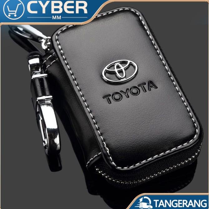 Dompet Kunci Mobil Kulit Asli/Gantungan Kunci Dompet Mobil