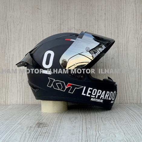 Helm Kyt R10 Solid Leopard Paket Ganteng | Helm Kyt Fullface Kyt R10