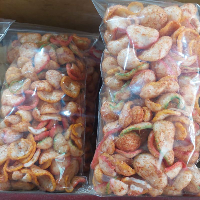 

kerupuk seblak pedas gurih/kerupuk seblak gurih