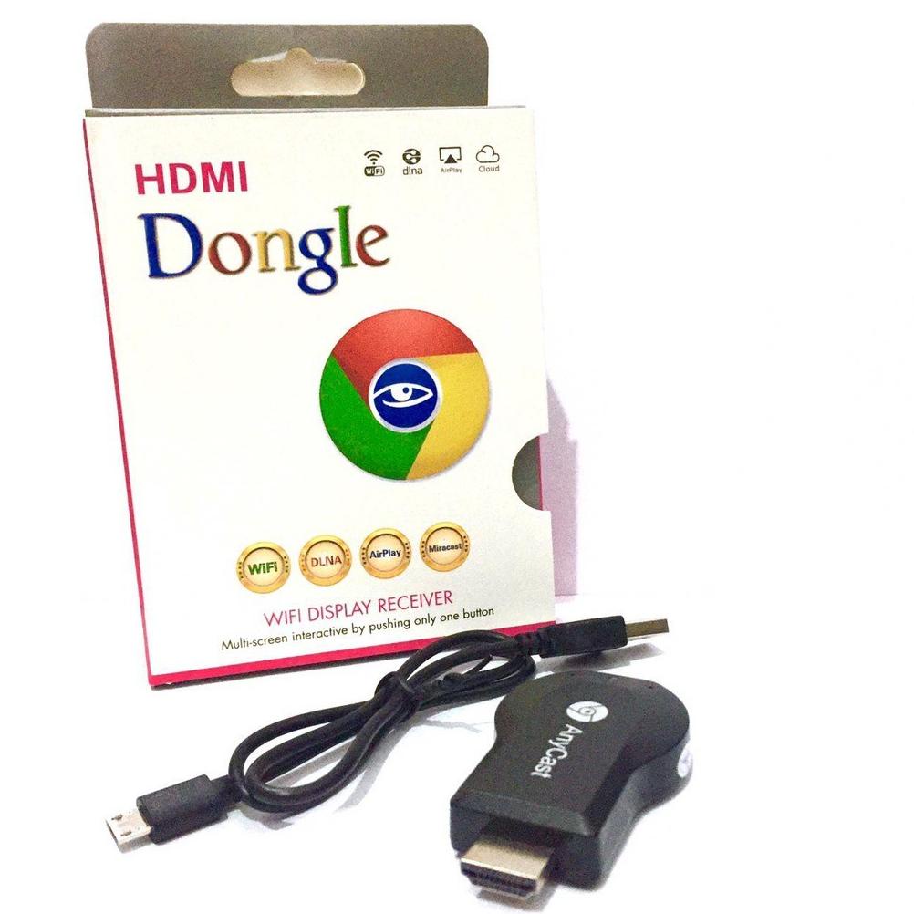 Terbaru Wireless Dongle Anycast / Miracast Dongel Anycash Wifi Receiver Tv / Alat Penyambung Hp Ke T
