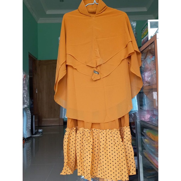 COOLBEE GAMIS POLKA ANDIEN SIZE 8-14T