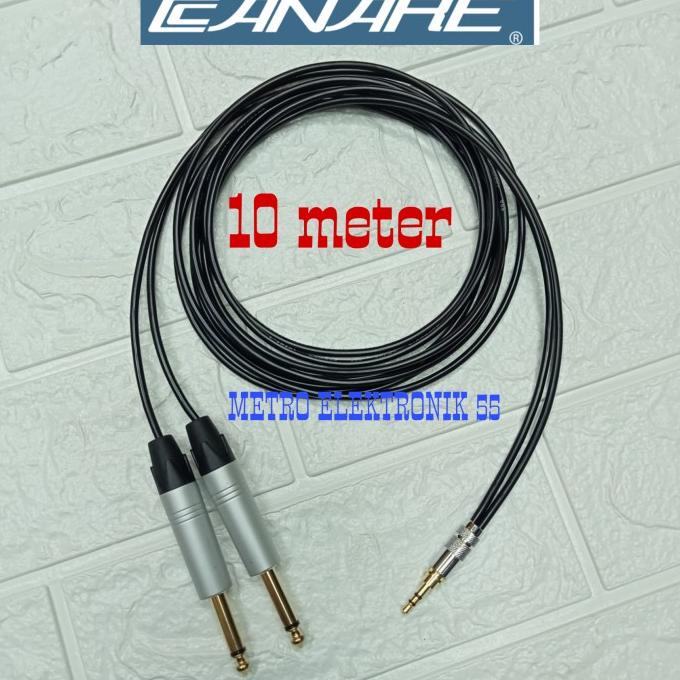 Kabel Canare Jack 2 Akai To Mini Stereo 3.5 Mm 10 Meter