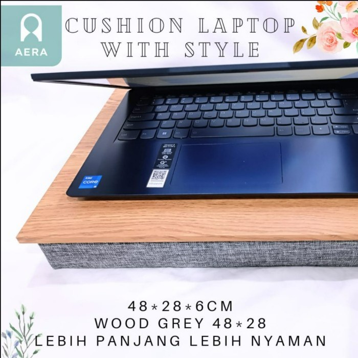 Aera Indonesia Cushion Lap Desk Bantal Meja Laptop Shabby 5 Fungsi