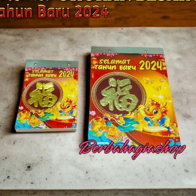 

Kalender Chinese Cina Harian Sobek Tahun Baru 2024 Shio Naga Ukuran Jumbo Besar Lokal Indonesia Terbaru / Calendar Tanggalan Robek China Mandarin Jawa Arab New Year Big Size