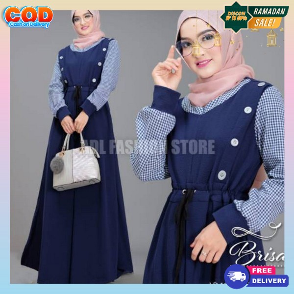 Dress Syari Murah Pakaian Muslim Wanita Bsju Dress Dewasa Buju Sari Ibu Ibu Deres Sarii Branded Dree