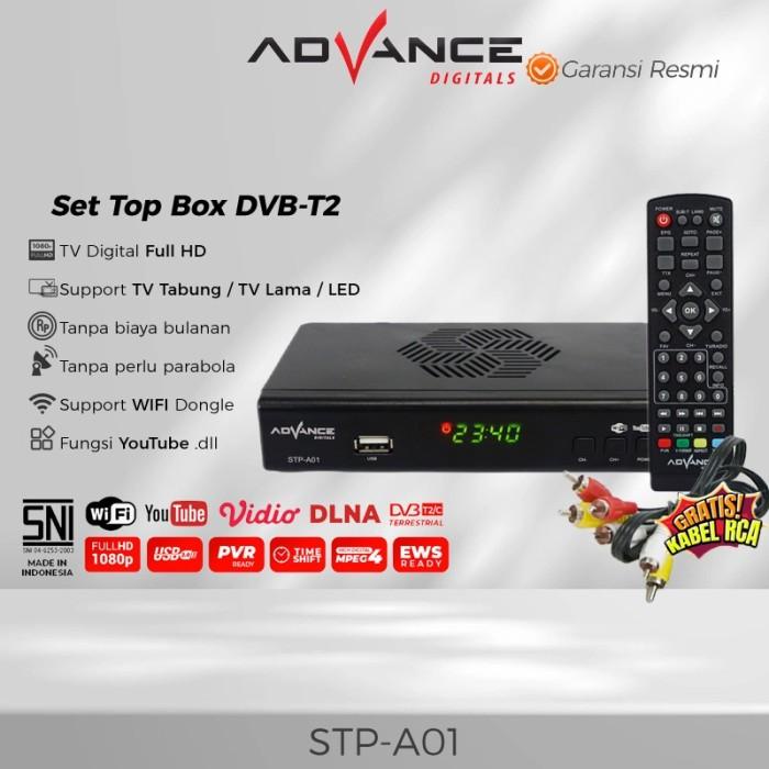 ADVANCE DVB T2 SET TOP BOX TV DIGITAL RECEIVER TV DIGITAL FOR TV TABUN