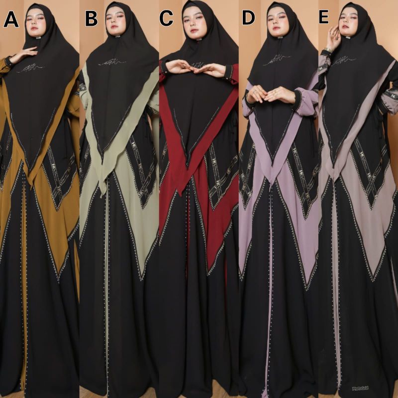 Silvia Syari by HK Dermawan || Set Gamis Syari