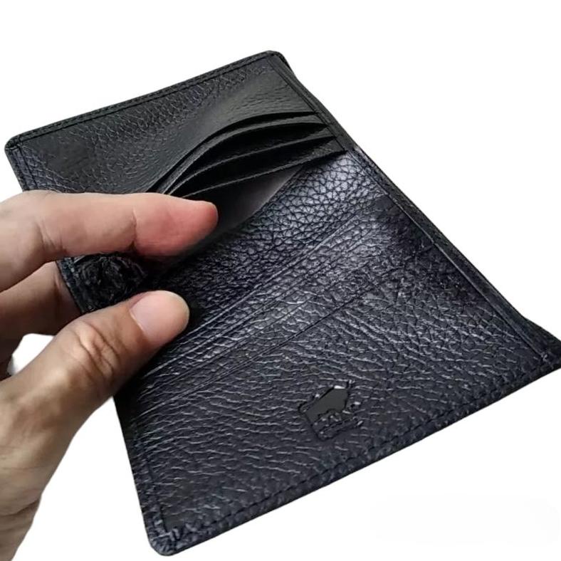 Kebahagiaan Berbelanja Virtual Dompet Kartu ATM Dompet Kartu Kulit Asli Dompet Lipat ATM Pria Wanita