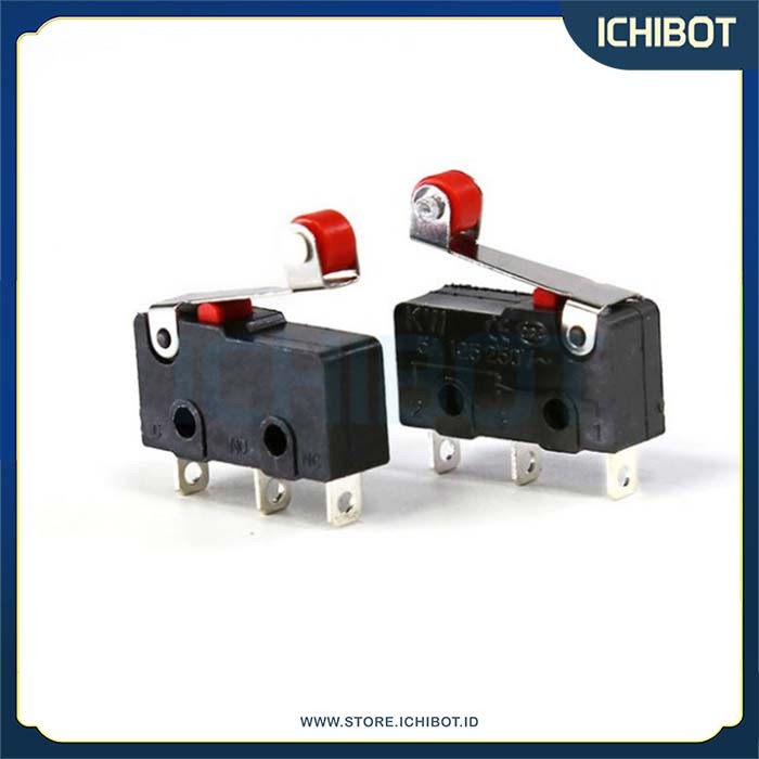 Limit Switch Kecil dengan Roller Roda SPDT Micro Switch 5A