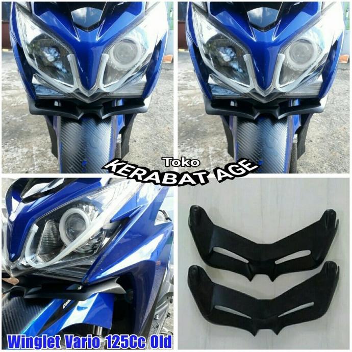 TERBATAS AKSESORIS VARIO/WINGLET VARIO 125 OLD BOHLAM BAHAN BAGUS HARGA KHUSUS