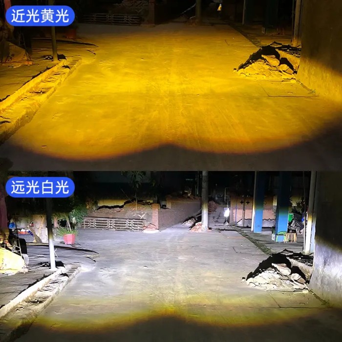 Terlaris Lampu Led Tembak Mini Laser 2 Mata Universal D2 Sql 2 Mata