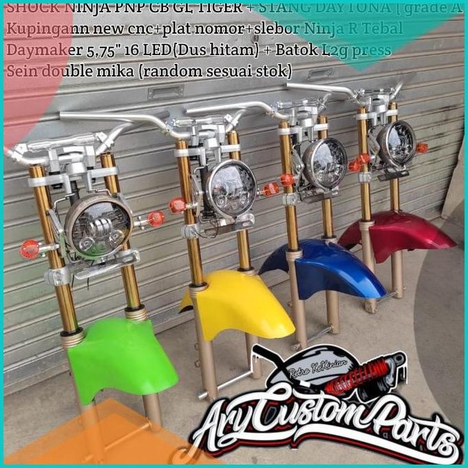 Shok ninja pnp cb gl megapro tiger daymaker 16 led sein slebor ninja R