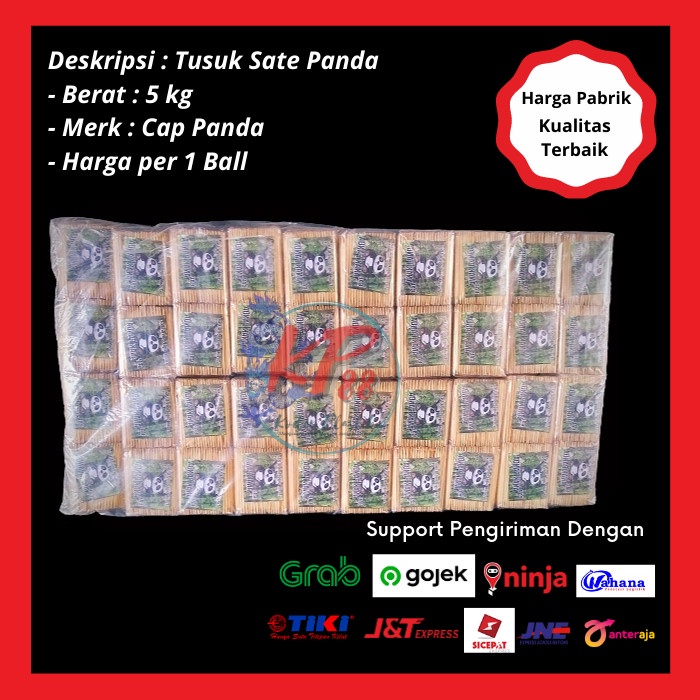 TUSUK GIGI CAP ANAK PANDA / TUSUK GIGI CAP ANAK PANDA 1 BALL