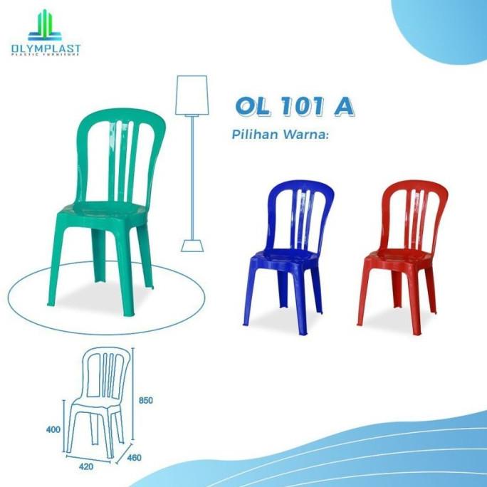 KURSI BANGKU PLASTIK OLYMPLAST 101 KURSI MAKAN KURSI PESTA