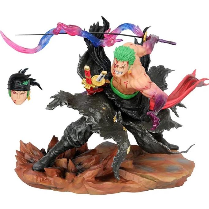Action Figure One Piece Roronoa Battle Besar Version