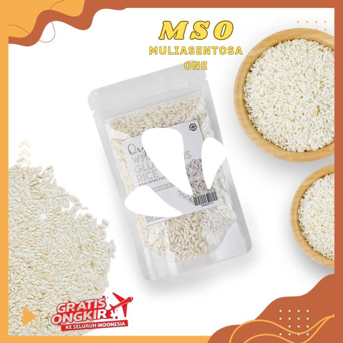 

ORGANIC WHITE GLUTINOUS RICE/BERAS KETAN PUTIH 100 GR PRODUK BEST PRODUK !!