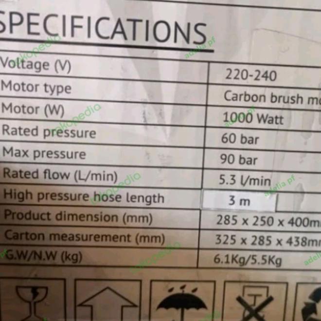 Krisbow Jet Cleaner High Pressure 90 Bar/ Mesin Cuci Steam Mobil&Motor