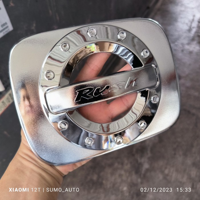 tank cover variasi tutup bensin toyota rush 2007-2016 banibani1906