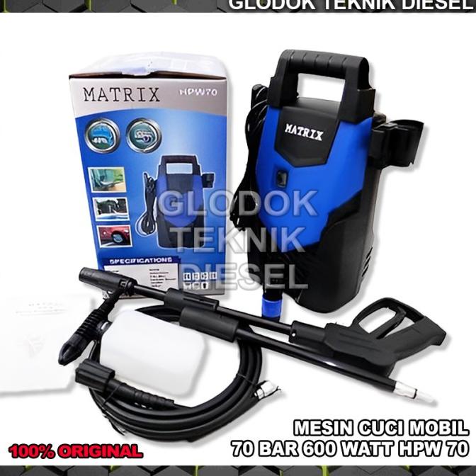 Mesin Steam Cuci Mobil Motor Jet Cleaner Listrik Hpw 70 Bar Hpw70 Ori