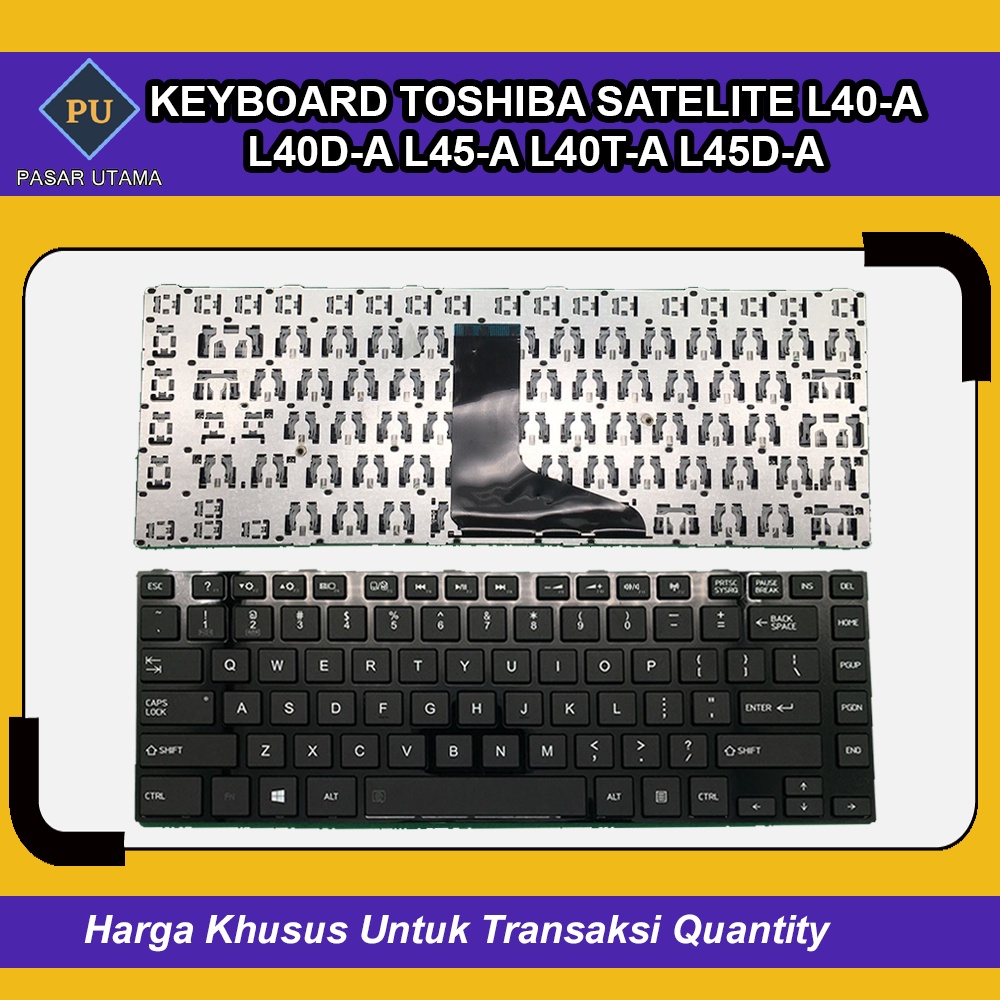 Keyboard Toshiba Satelite L40-A L40D-A L45-A L40T-A L45D-A Frame