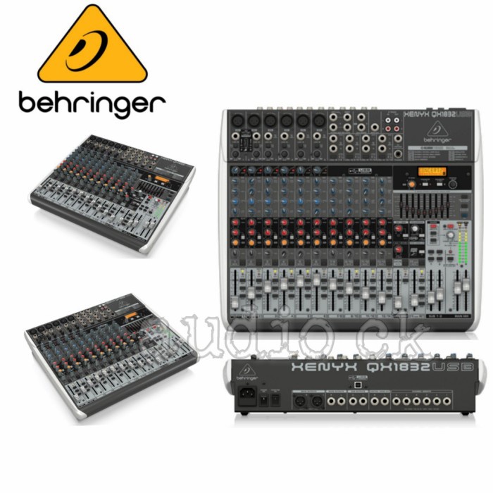 Behringer Xenyx Qx1832Usb/Qx-1832Usb Mixer Auidio Original Original Dan Terpercaya