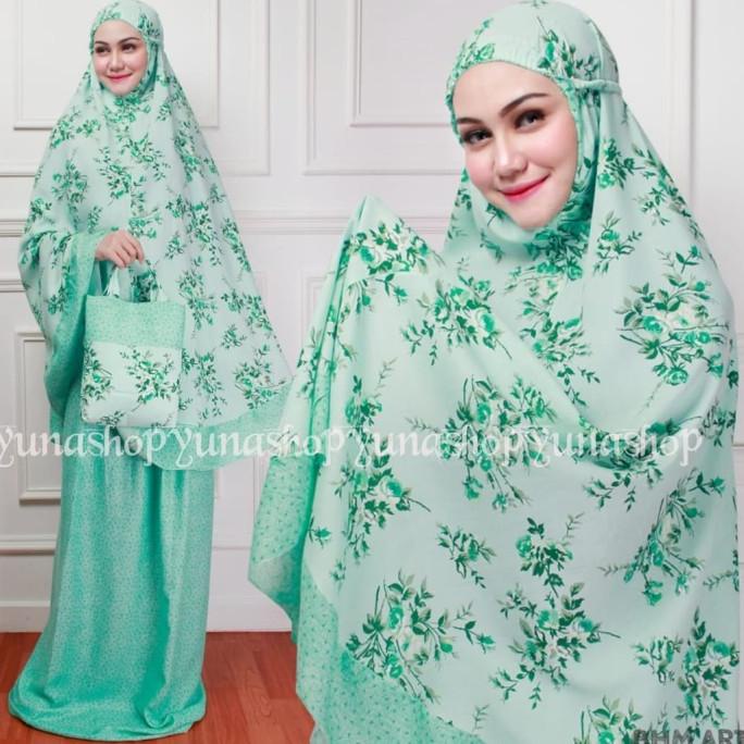 mukena dewasa katun rayon perlengkapan sholat rukuh kenira