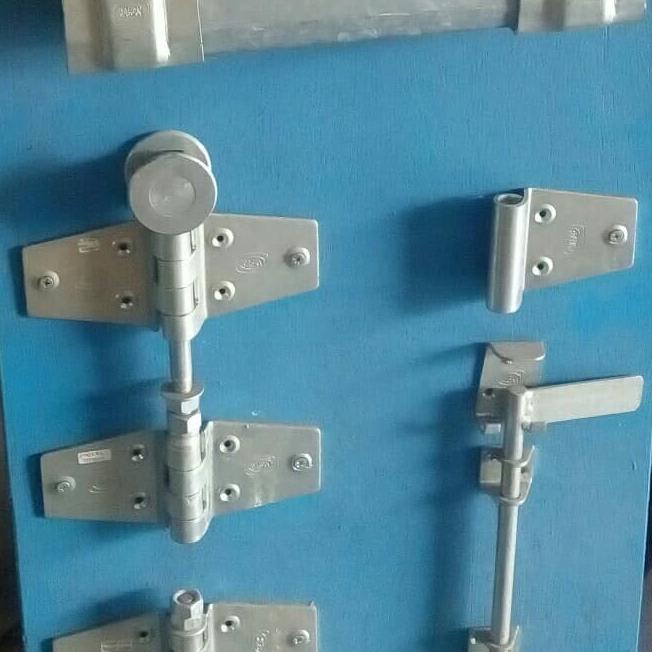 Rel Pintu Garasi 6 Daun Pintu Tikung 1 Sisi