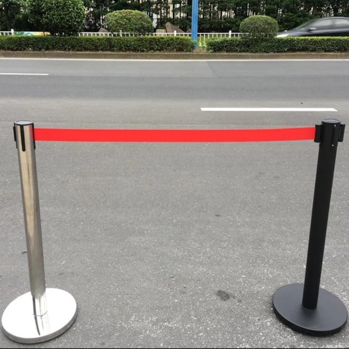 

Terbaru Queue Line Tiang Antrian Stainless Panjang Pita 5M / Tiang Antrian 5M Promo Terlaris