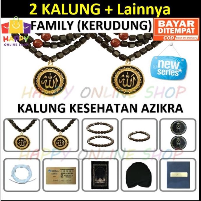 Azhikra Premium Tasbih Kesehatan Kalung Azikra