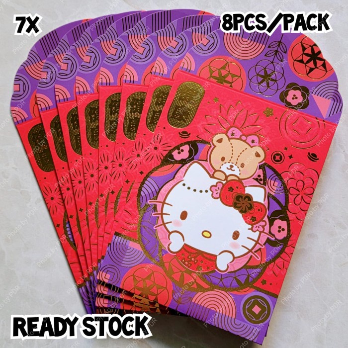 

New! Ampao Imlek 108 x 60 mm isi 8 Sanrio Original - Hello Kitty Limited