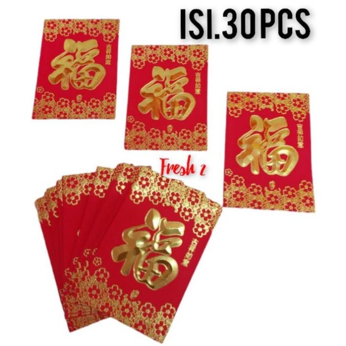 

New! Premium Amplop Imlek Netral Isi 30 Pcs / Angpao Imlek Fu Limited