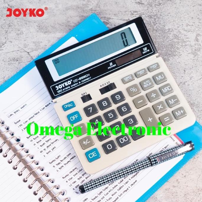 

Terbaik! Joyko CC 868CH Calculator Kalkulator CC-868CH 12 Digits Check Correct !
