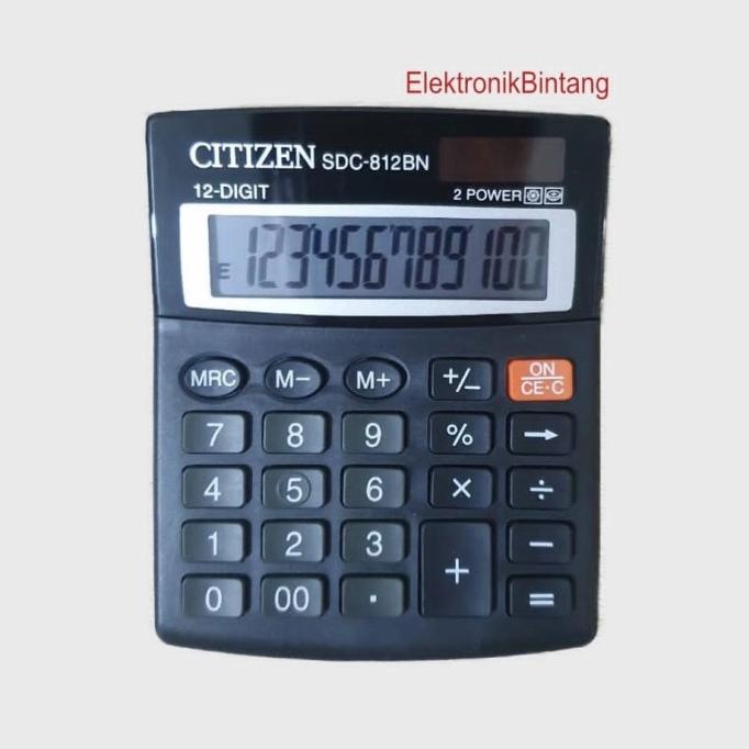 

Limited - Kalkulator Citizen SDC 812BN - Kalkulator Kecil 12 Digit !!