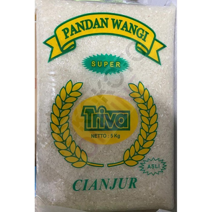 

Beras Pandan Wangi Premium Merk Triva 10kg **KHUSUS GOSEND/GRAB**