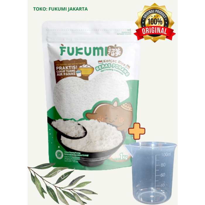 

Beras Porang Fukumi ORIGINAL Pouch 1 Kg - Beras Diet Halal
