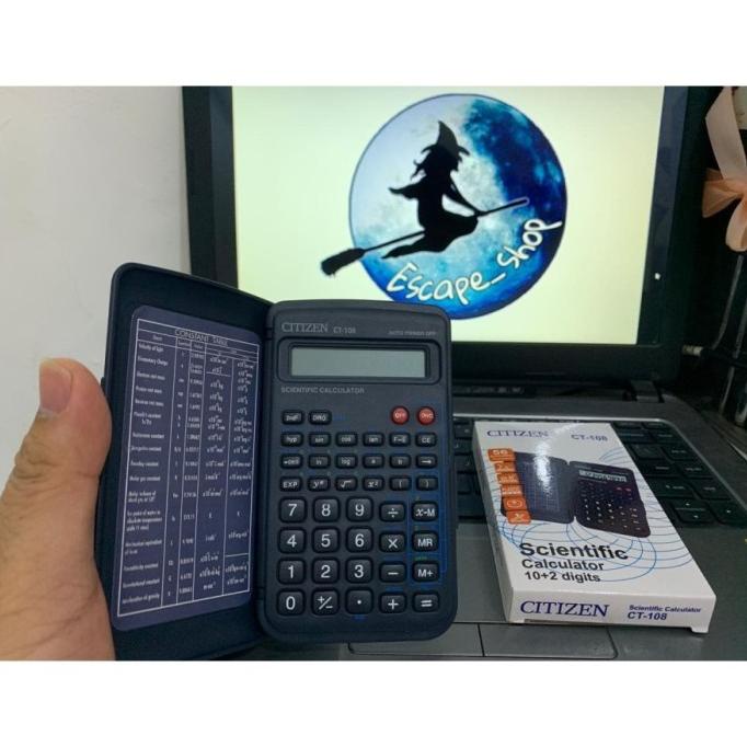 

Terjangkau - KALKULATOR SCIENTIFIC CITIZEN CT 108 - CALCULATOR CITIZEN CT-108