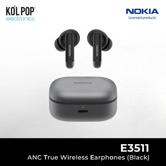 Ready Nokia E3511 TWS ANC True Wireless EarphonesI P44 Low Latency-Black